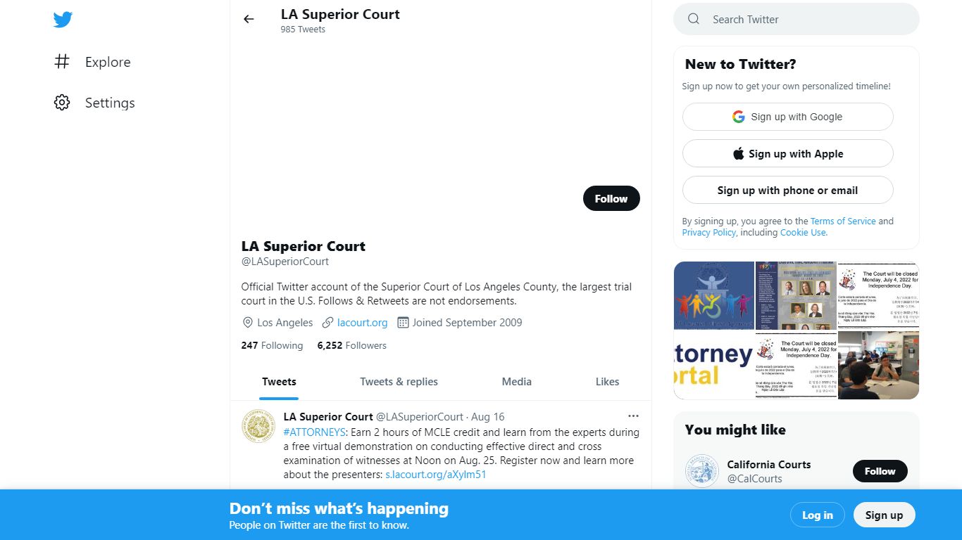 LA Superior Court (@LASuperiorCourt) / Twitter
